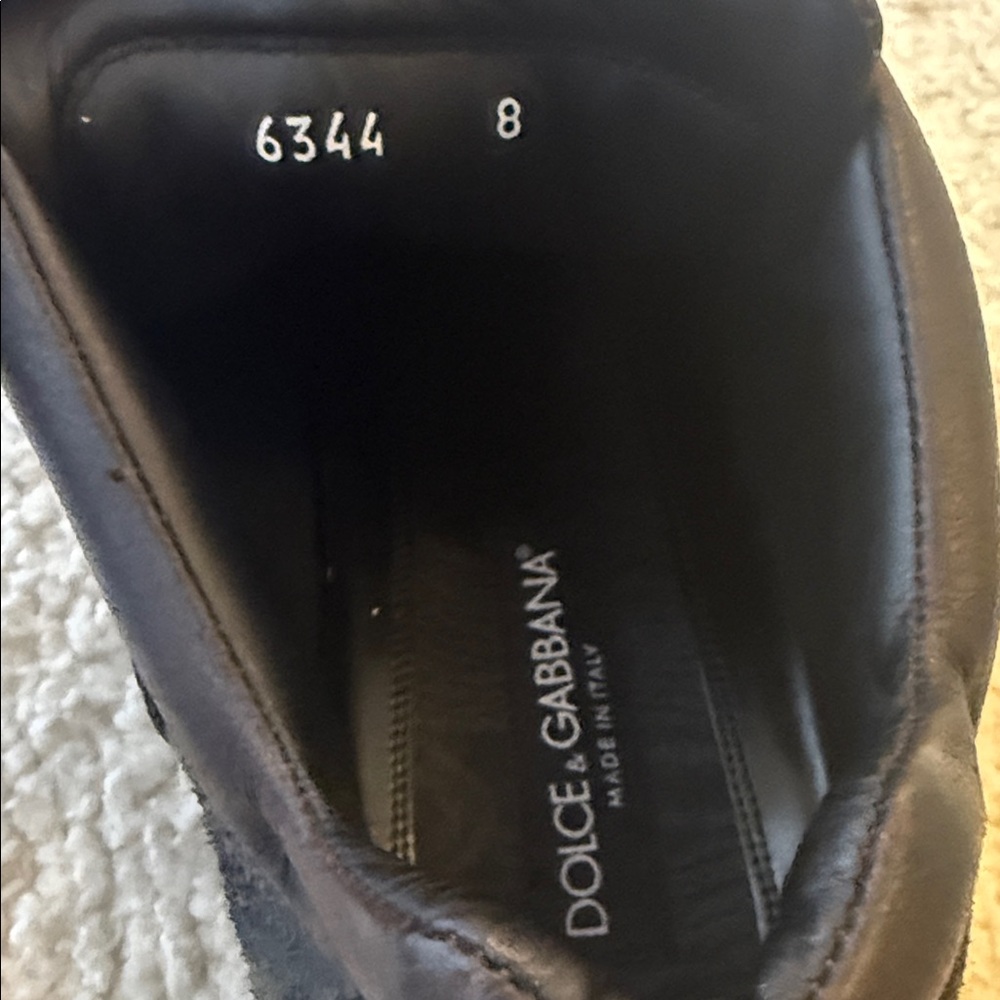 Dolce & Gabbana Men's Black Triple Buckle Boots - Picture 7 of 7